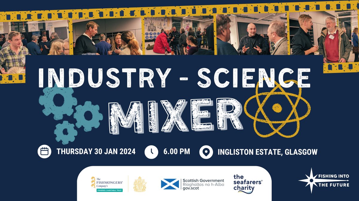 The future of fisheries management needs bold, innovative solutions to respond to the challenges in the industry. 

Our Industry-Science Mixers are the perfect platform to test these ideas, gain practical knowledge &amp; connect with the industry. Sign up  👉 loom.ly/OOscJsk