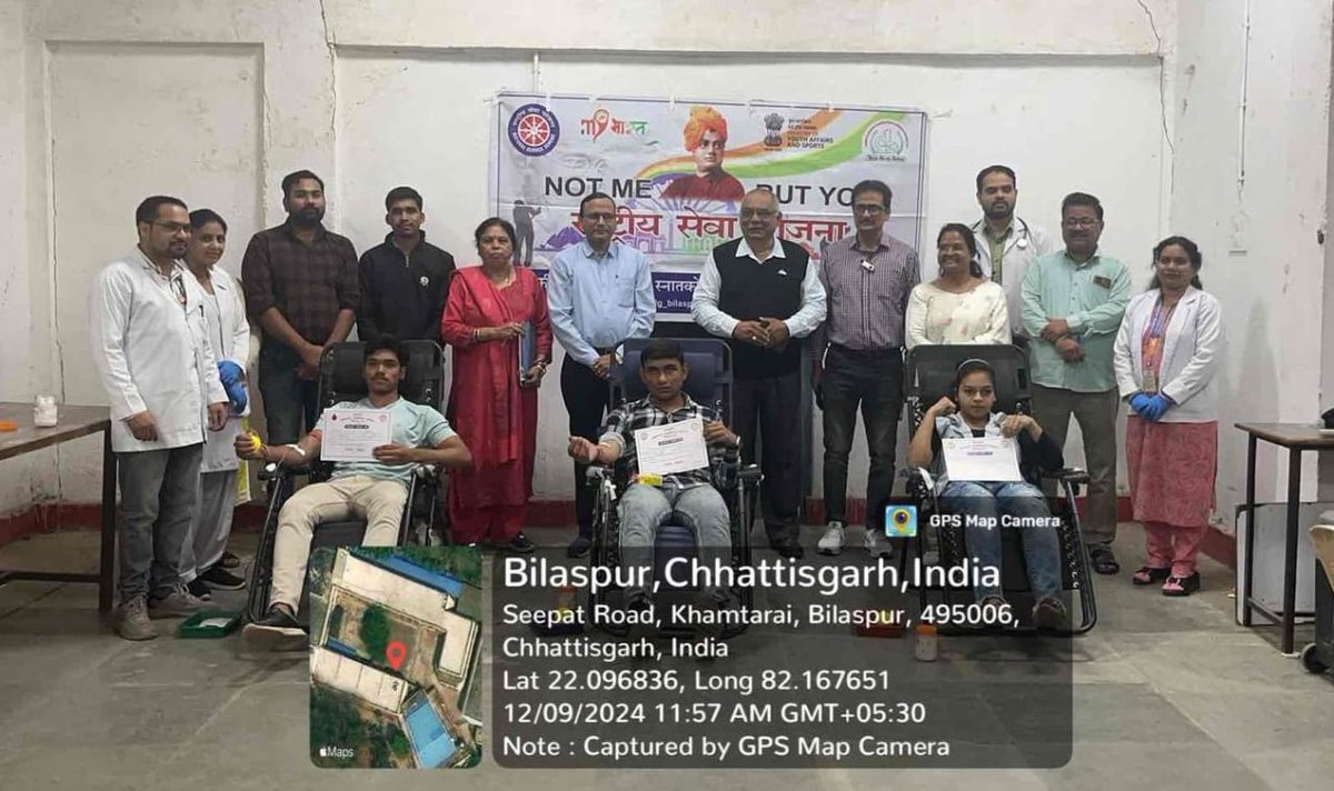 NSS Regional Dte. MP & CG (@nssrdbhopal) on Twitter photo #NSS рдЗрдХрд╛рдИ рд╢рд╛. рдИ. рд░рд╛рдШрд╡реЗрдВрджреНрд░ рд░рд╛рд╡ рд╕реНрдирд╛рддрдХреЛрддреНрддрд░ рд╡рд┐рдЬреНрдЮрд╛рди рдорд╣рд╛рд╡рд┐рджреНрдпрд╛рд▓рдп рдмрд┐рд▓рд╛рд╕рдкреБрд░ (рдЫ.рдЧ.) рдХреЗ рджреНрд╡рд╛рд░рд╛ #рд╕реНрд╡реИрдЪреНрдЫрд┐рдХ_рд░рдХреНрддрджрд╛рди_рд╢рд┐рд╡рд┐рд░ рдХрд╛ рдЖрдпреЛрдЬрди рдХрд┐рдпрд╛ рдЧрдпрд╛ | рдЗрд╕ рд╢рд┐рд╡рд┐рд░ рдХреЗ рдорд╛рдзреНрдпрдо рд╕реЗ 40 рдпреВрдирд┐рдЯ рд░рдХреНрддрджрд╛рди рдХрд┐рдпрд╛ рдЧрдпрд╛ рдФрд░ рд╕рдорд╛рдЬ рдореЗрдВ рд░рдХреНрддрджрд╛рди рдХреЗ рдкреНрд░рддрд┐ рдЬрд╛рдЧрд░реВрдХрддрд╛ рдлреИрд▓рд╛рдиреЗ рдФрд░ рдЬрд░реВрд░рддрдордВрджреЛрдВ рдХреА рдорджрдж рдХреЗ рдЙрджреНрджреЗрд╢реНрдп рд╕реЗ рдХрд┐рдпрд╛ рдЧрдпрд╛ред #NSS рдЗрдХрд╛рдИ рд╢рд╛. рдИ. рд░рд╛рдШрд╡реЗрдВрджреНрд░ рд░рд╛рд╡ рд╕реНрдирд╛рддрдХреЛрддреНрддрд░ рд╡рд┐рдЬреНрдЮрд╛рди рдорд╣рд╛рд╡рд┐рджреНрдпрд╛рд▓рдп рдмрд┐рд▓рд╛рд╕рдкреБрд░ (рдЫ.рдЧ.) рдХреЗ рджреНрд╡рд╛рд░рд╛ #рд╕реНрд╡реИрдЪреНрдЫрд┐рдХ_рд░рдХреНрддрджрд╛рди_рд╢рд┐рд╡рд┐рд░ рдХрд╛ рдЖрдпреЛрдЬрди рдХрд┐рдпрд╛ рдЧрдпрд╛ | рдЗрд╕ рд╢рд┐рд╡рд┐рд░ рдХреЗ рдорд╛рдзреНрдпрдо рд╕реЗ 40 рдпреВрдирд┐рдЯ рд░рдХреНрддрджрд╛рди рдХрд┐рдпрд╛ рдЧрдпрд╛ рдФрд░ рд╕рдорд╛рдЬ рдореЗрдВ рд░рдХреНрддрджрд╛рди рдХреЗ рдкреНрд░рддрд┐ рдЬрд╛рдЧрд░реВрдХрддрд╛ рдлреИрд▓рд╛рдиреЗ рдФрд░ рдЬрд░реВрд░рддрдордВрджреЛрдВ рдХреА рдорджрдж рдХреЗ рдЙрджреНрджреЗрд╢реНрдп рд╕реЗ рдХрд┐рдпрд╛ рдЧрдпрд╛ред