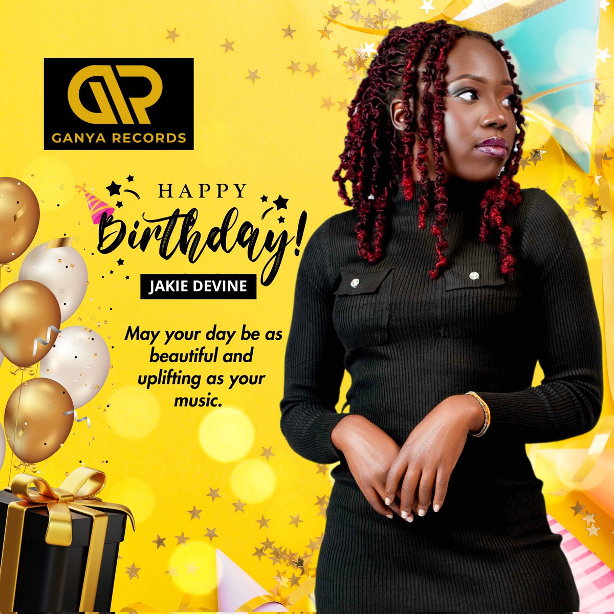 GanyaRecords's tweet photo. Happy Birthday, @JakieDevine! Today, we celebrate not only a phenomenal artist but also an inspiring soul who fills the world with love, hope, and divine melodies.  We are truly honored to have you as part of the @GanyaRecords!  
#HappyBirthday #JakieDevine #GanyaRecords https://t.co/lJW3yVJ853