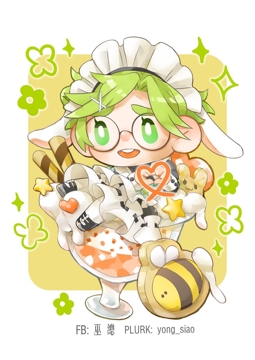 CWT68認親卡2

奧利萌Q版ψ(｀∇´)ψ
當天也會是奧利萌💚
記得找阿總玩喔💚

#新世界狂歡 #NUcarnival #NUカーニバル #オリビン #Olivine #ぬカニ_FA