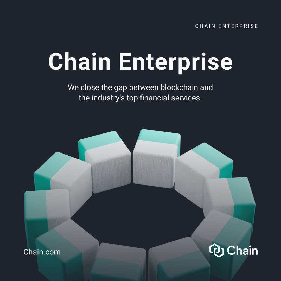 Chain's tweet image. Chain is the link between your business and #Web3. ⛓️ 

Transform your daily operations and scale your company with #ChainCloud and #ChainSequence. 

Dive into our top-tier blockchain software solutions here 👉 ow.ly/oyp450Nccw6.