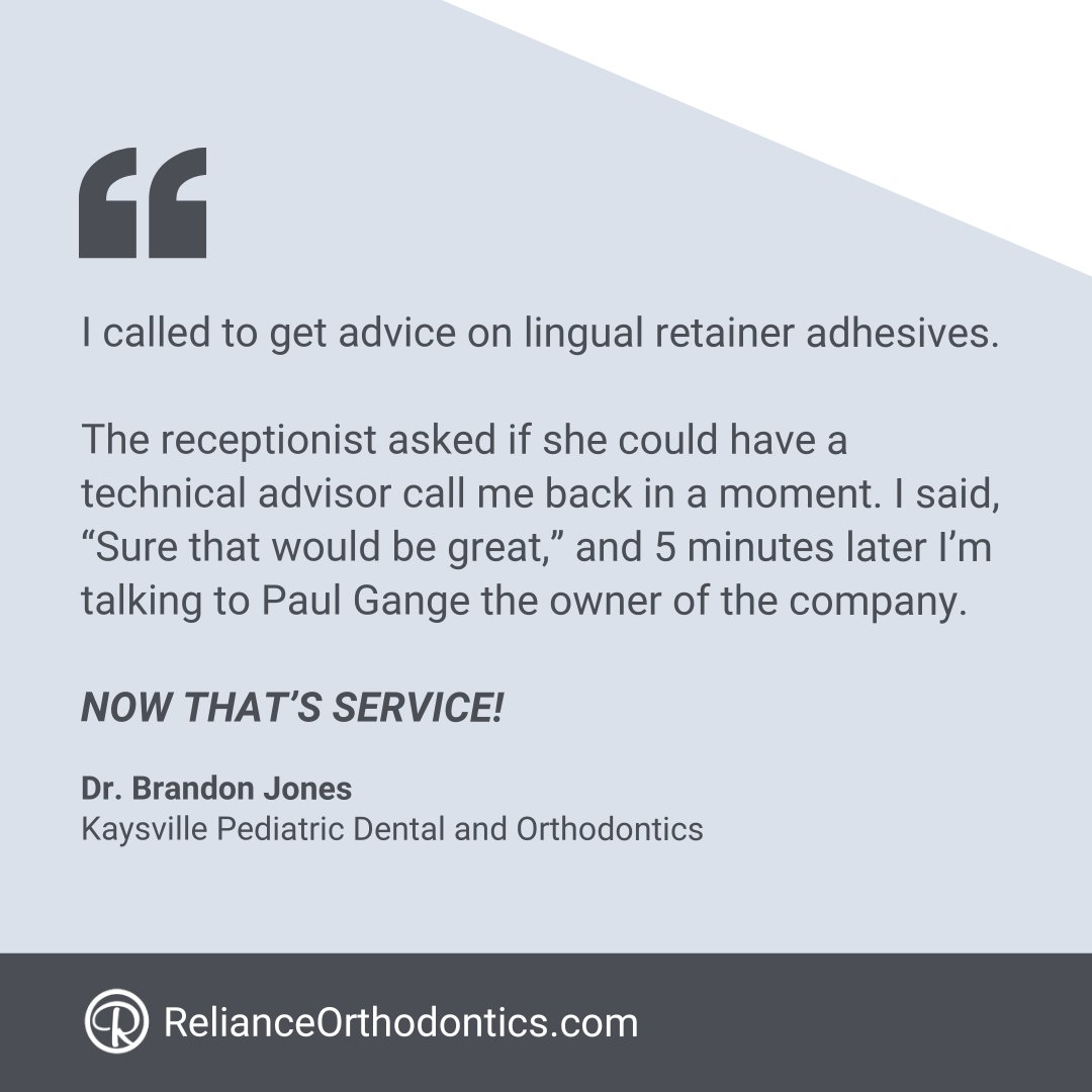 Reliance Orthodontic Products tweet media