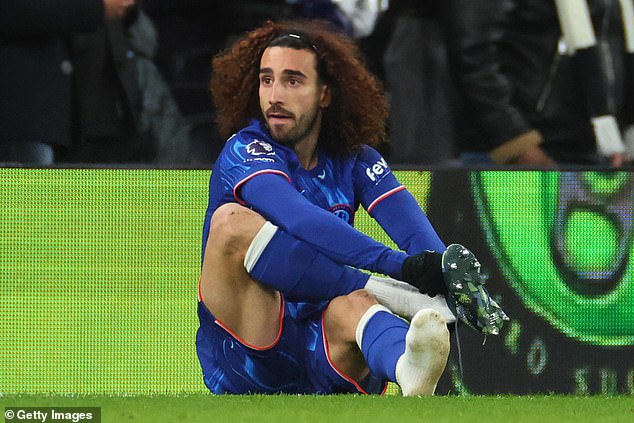lovefacility's tweet photo. Marc Cucurella BINS the boots that cost Chelsea two goals in 4-3 win over Spurs

4 hours ago / autty

Marc Cucurella has binned the boots which saw him slip twice in Chelsea's 4-3 win over Tottenham on Sunday.

￼

The left-back was mortified when Tottenham raced into an early 2 https://t.co/I69rMrzPfQ