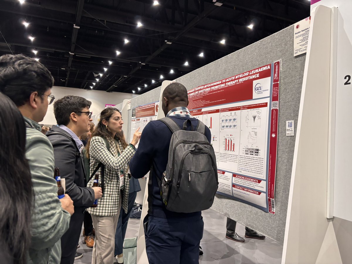 Sandra Quinn (PhD) (@sandraquinnmonk) on Twitter photo Delighted to see talented scientists working and developing in Scotland. Early career researcher Ebubechukwu Osinachi Nwarunma was surrounded by people at his poster at #ASH2024 in San Diego. He is also working with my fellow <a href="/YoungAcademySco/">Young Academy of Scotland</a> member at the RSE <a href="/MarkWilliamsLab/">Williams Blood Cancer Research Group</a> Delighted to see talented scientists working and developing in Scotland. Early career researcher Ebubechukwu Osinachi Nwarunma was surrounded by people at his poster at #ASH2024 in San Diego. He is also working with my fellow <a href="/YoungAcademySco/">Young Academy of Scotland</a> member at the RSE <a href="/MarkWilliamsLab/">Williams Blood Cancer Research Group</a>