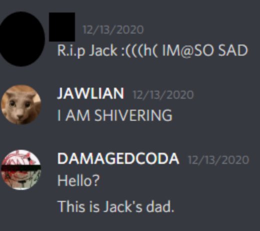 wolfensteinfan's tweet photo. I CANT FUCKING BREATHEEE IM SHEDDING TEARS, LMFAOOO

“Hello? This is jacks dad….”

*someone sends an ambulance picture next to birdie* IM CHOKING https://t.co/CC5xXIfOeq