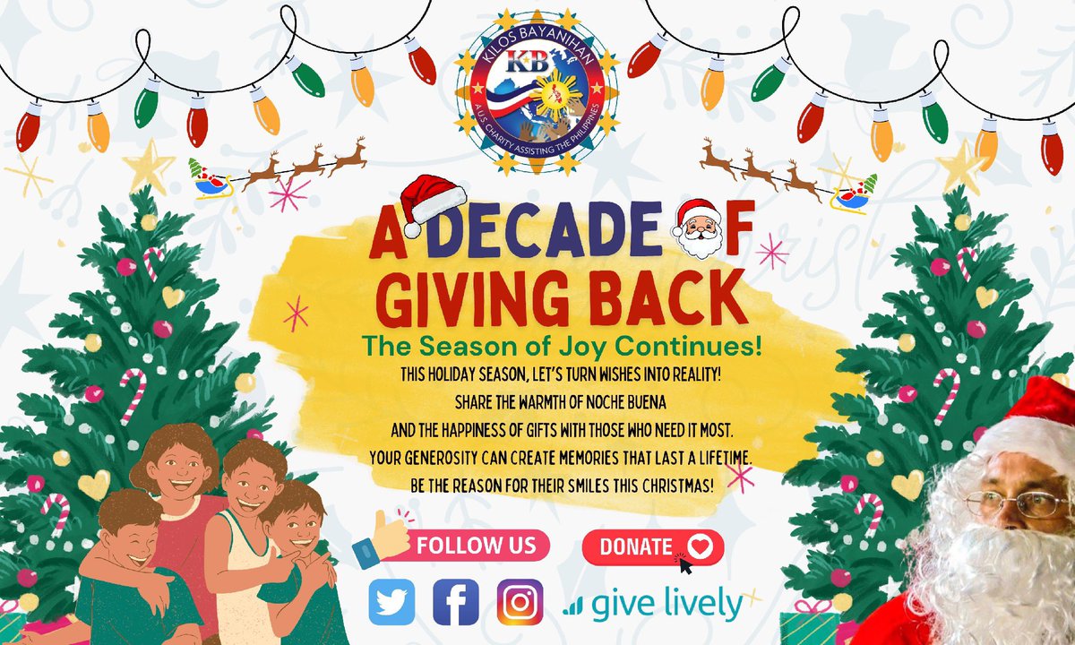 KilosBayanihan's tweet photo. Our Christmas for The Kids campaign is officially open for donations. This will be our 10th annual event of spreading a little Christmas joy for the kids…🥳

Donate today for the link in our bio…🙏🏼
#kilosbayanihan #kbphilippines 
#christmas #giftgiving 
#manila #philippines https://t.co/KEi5jw9JHE