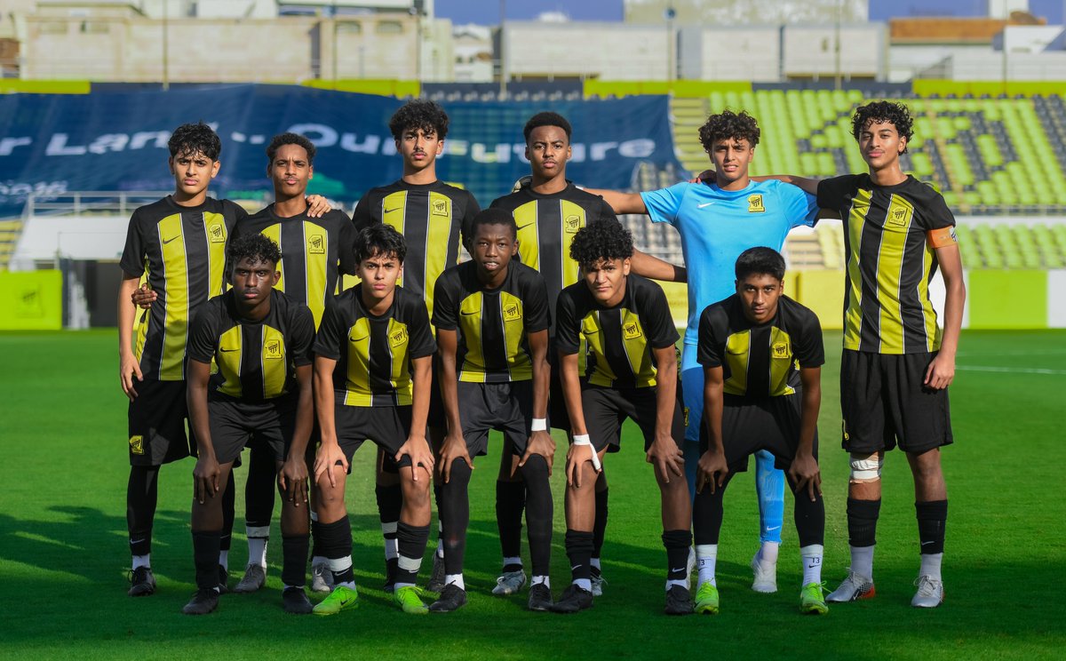 🏆دوري تحت 15 عام
#الاتحاد 5 : 2 الفيصلي  
🔚 نهاية اللقاء
سلطان بن مهري⚽️
عبدالعزيز آل صديق⚽️
فيصل بيومي⚽️
شايم العنزي⚽️
عمار ميمني⚽️