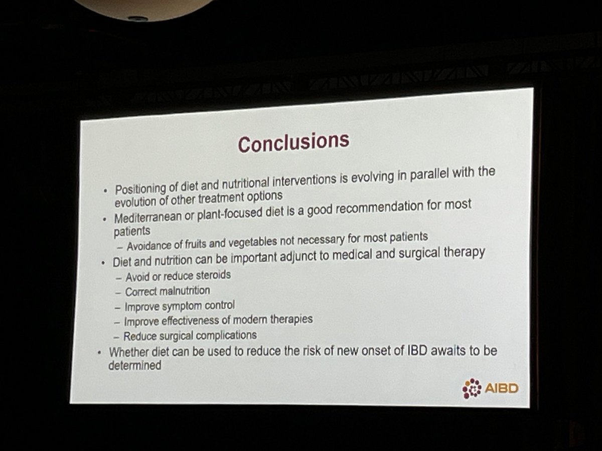 Nutritional Therapy for IBD (@ntforibd) on Twitter photo <a href="/JamesLewisGIEpi/">James Lewis</a> presents Diet and Nutrition at #AIBD2024 covering the many areas of benefit for #nutrition in #IBD care. Dispelling myths of avoidance of fruits and vegetables and highlighting benefits of adjunctive therapy. <a href="/JamesLewisGIEpi/">James Lewis</a> presents Diet and Nutrition at #AIBD2024 covering the many areas of benefit for #nutrition in #IBD care. Dispelling myths of avoidance of fruits and vegetables and highlighting benefits of adjunctive therapy.