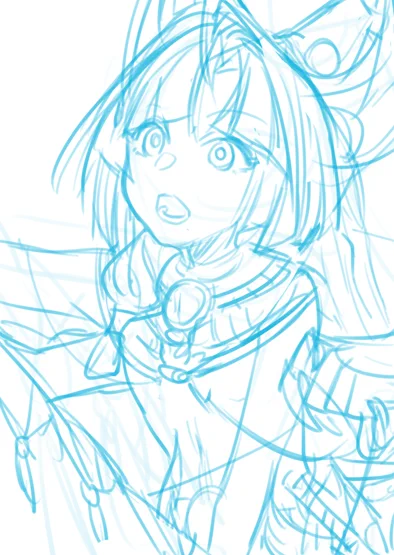 つたんくんの装飾を下描きでちゃんと描くかペン入れの私に託すかという人生の選択 