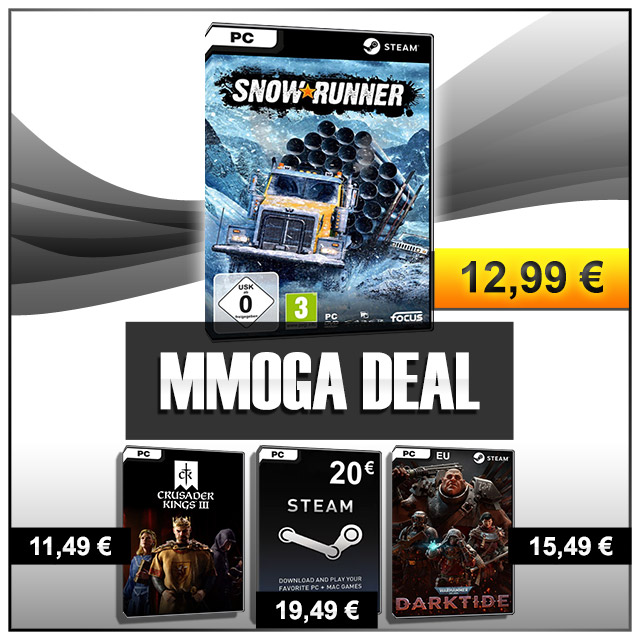 #MMOGADeal - Erkundet mit Geländefahrzeugen unwegsames Gelände, erobert andere Länder im Mittelalter, erlebt eine kultige SciFi-Fantasy-Welt und sichert euch Guthaben für die beliebteste Spieleplattform! #SchonWiederMontag #StaySafe

#MMOGA Deal-Übersicht: mmo.ga/pTR5