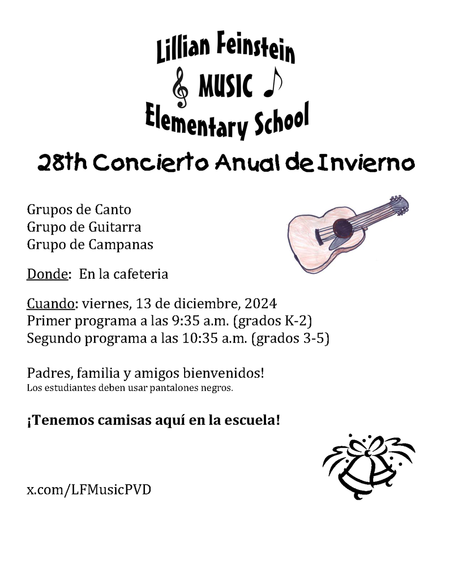 Lillian Feinstein Elementary Music (@lfmusicpvd) on Twitter photo 