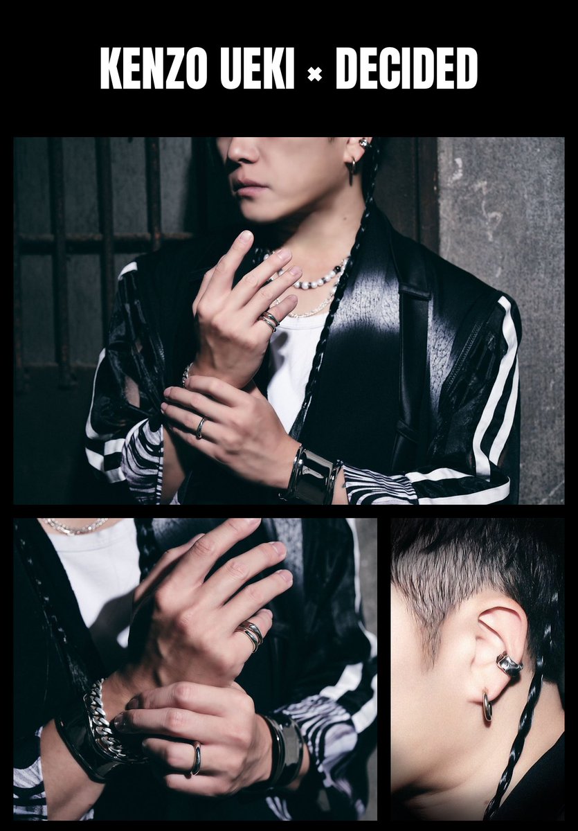 DECIDED0719's tweet photo. [ ONLINE STORE ]

KENZO UEKI × DECIDEDコラボアクセサリー
オンラインストアでの受注販売を開始致しました。

◼︎受注期間 〜12/24 23:59まで

オンラインストア特典 : 直筆サイン入り撮り下ろしポストカード ver.B

ご購入はコチラ
▶️ https://t.co/NIRAWcSvvY

是非ご覧ください

#植木建象 https://t.co/ONQZWWTg3y