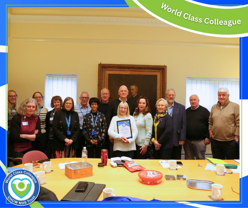 💙 Congratulations to our latest World Class Colleague Winner, Friends of St. Cross Volunteer, Elizabeth Burnett.

She was nominated for embodying our Trust values of pride and partnership in how she serves others.


Thank you Elizabeth for the difference you make!