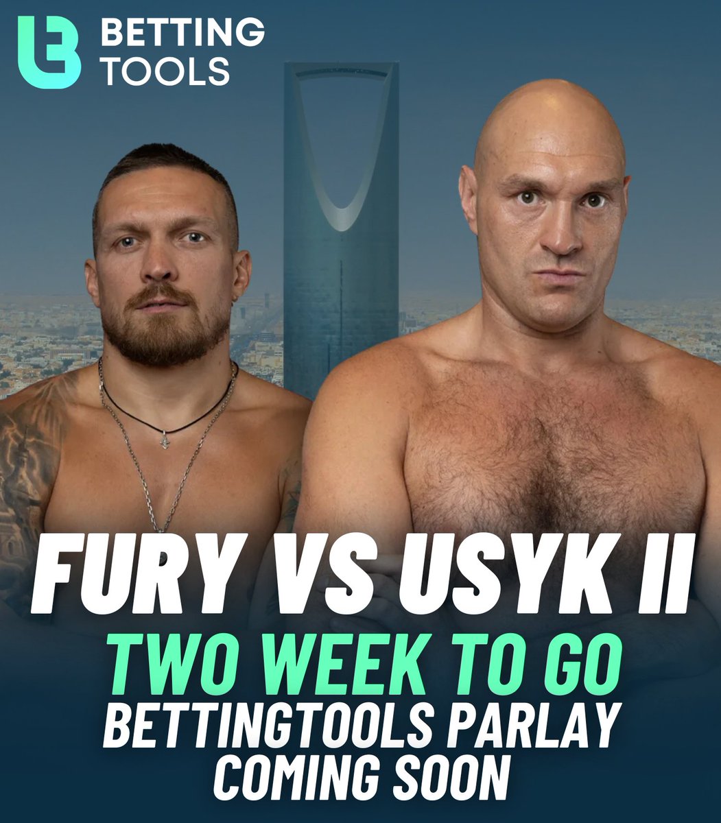 Odds_Plays's tweet photo. The biggest fight in boxing is fast approaching... and no, Jake Paul is not involved 🦾🎉

Keep your eyes peeled on https://t.co/iRhh3hfMwQ for a Fury Vs Usyk 2 Parlay and betting predictions 🤑

https://t.co/iRhh3hfMwQ 🔗 https://t.co/WYOyuFaWOt
