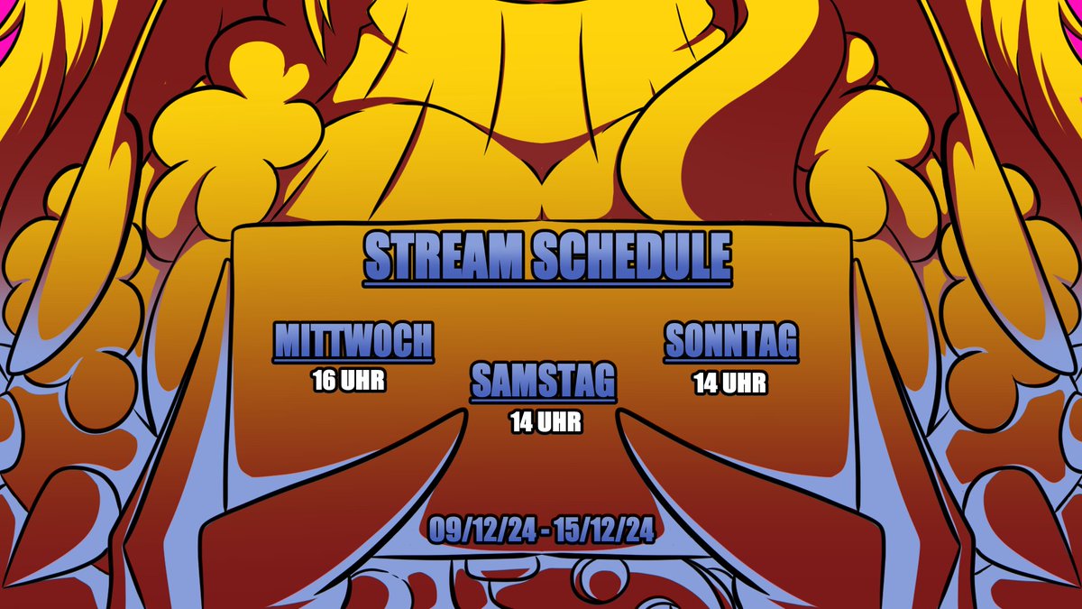 LadraviVT's tweet photo. Streamplan für diese woche <3 https://t.co/bSzh9pGV80