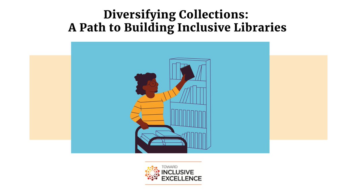 Choice_Reviews's tweet photo. Now on #TIEBlog Looking to diversify your academic library's collection? TIE contributor Jamia Williams shares strategies in our latest blog post https://t.co/lAgpp2Wq3z #CollectionDevelopment #DiversifyYourBookshelf @DiversityFellow https://t.co/Gu8MOMj7um