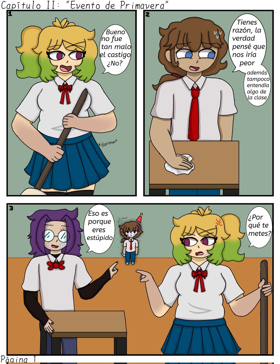FnafHS_Withered's tweet photo. Capítulo 02: "Evento de Primavera"
Páginas 1 y 2
¡Espero les guste!
#FNAFHS #FHS  #fnafhs #FhsWithered  #FnafhsWithered https://t.co/0pkeoVc7rr