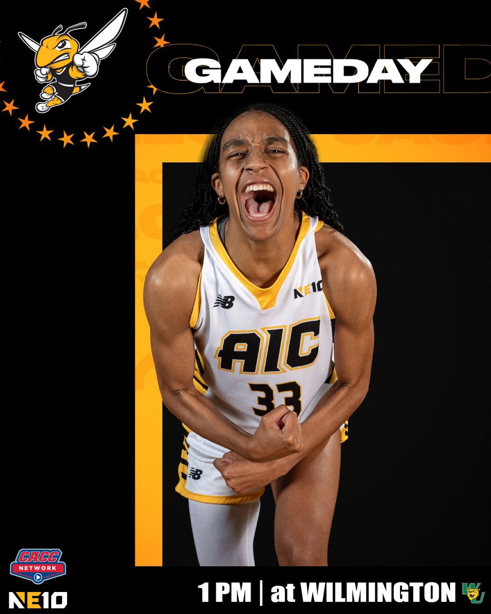 aicathletics's tweet photo. Gameday in Wilmington💪💪

@AICWBB travels to Delaware for another out of conference game vs. Wilmington!

#AICBasketball #GoYellowJackets https://t.co/foYWs3lP88