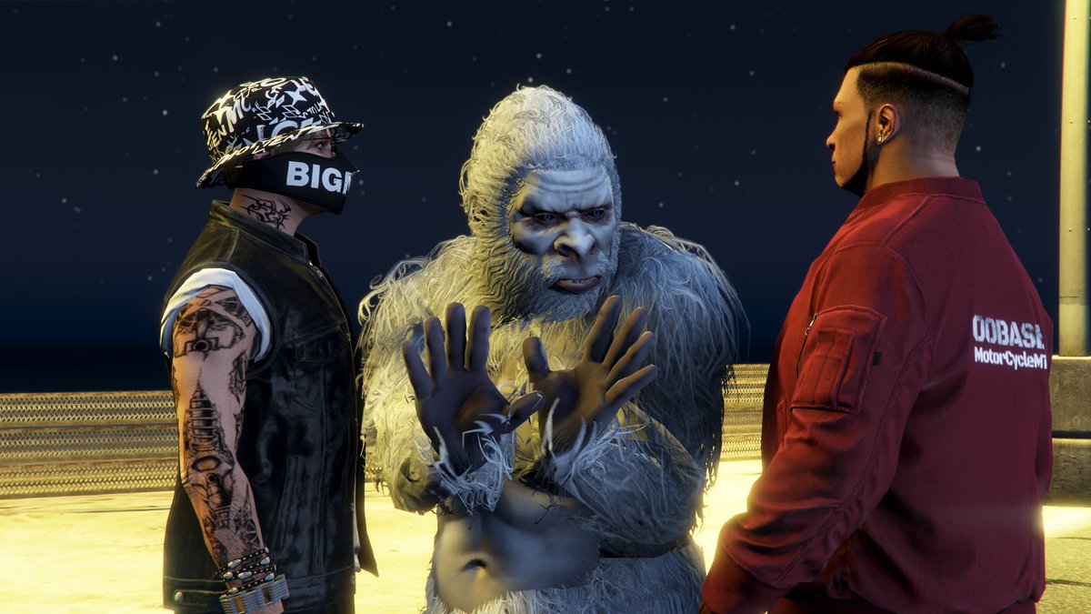 Wakigechan_n's tweet photo. ちょっ、男子やめてよ〜💦🦍

#GTA5 #GTAOnline #00BASE
#RockstarGames #RockstarEditor
#VirtualPhotography https://t.co/XNrgUHycG0