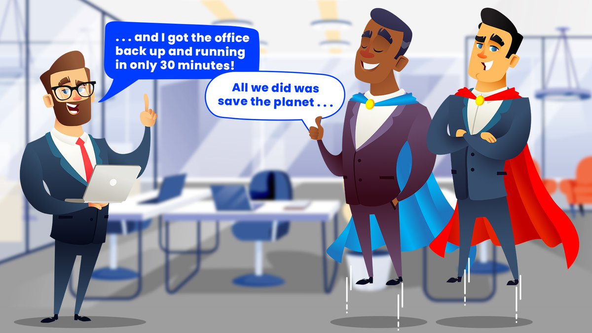 nomadicsecure's tweet photo. Cheesy, we know, but think about it…

In the world of technology, resolving an issue quickly is essential. Unfortunately, many MSPs have less than ideal response time for critical issues. Technology partners who stick to a consistent response time might as well have superpowe... https://t.co/d76hE7f4PM