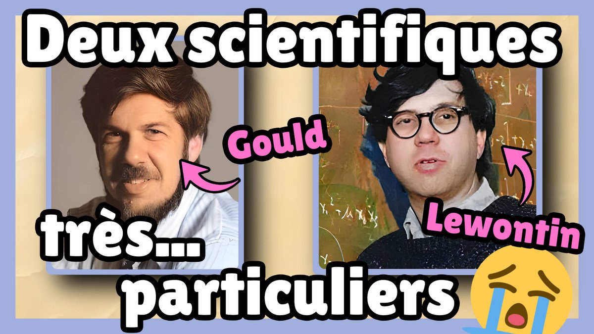 Nouvelle vidéo !

Mais qui étaient réellement Steven Jay Gould et Richard Lewontin, deux des critiques les plus célèbres de la biologie du comportement ? Pas les références que l’on croit souvent c’est certain ! youtube.com/watch?v=e6rpsI…
