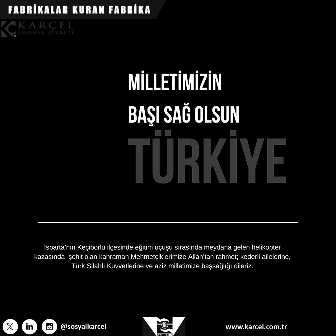 #Başımızsağolsun