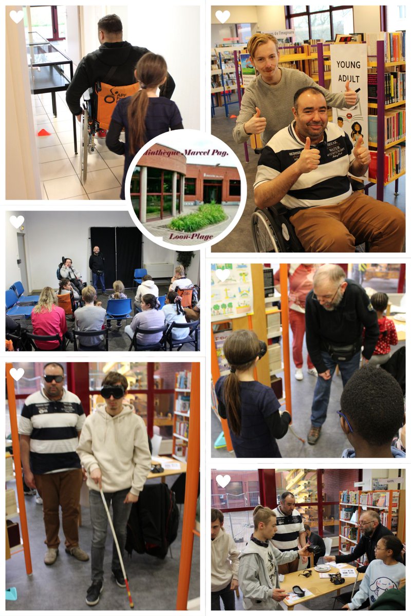 🌟 Une belle action de sensibilisation à Loon Plage ! 🌟

📅 Ce mercredi, à la Médiathèque Marcel Pagnol, APF France handicap a organisé un après-midi de sensibilisation auprès des visiteurs et habitués de la structure. 👩‍🦽👨‍🦯