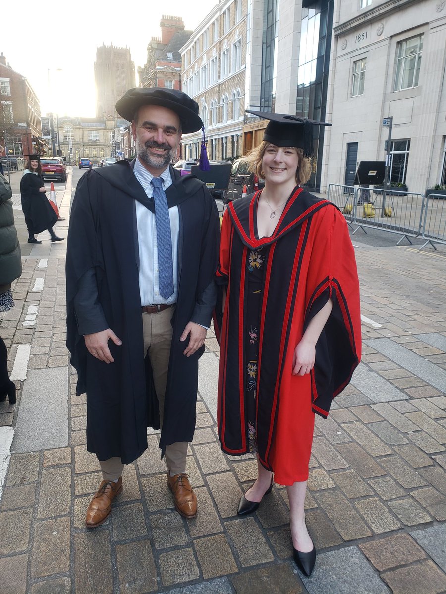 Always great to see a PhD student you supervised graduating 🙂. Very well done Dr @Miribiome !!!
