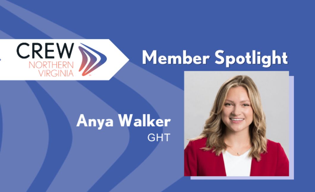 Congratulations to CREW NoVA Professional Development Director and incoming Membership Director, Anya Walker, on her promotion to Growth Manager at GHT.

Read more - buff.ly/3ZmheeG 

Connect with Anya on LinkedIn - buff.ly/3ZBXV2b