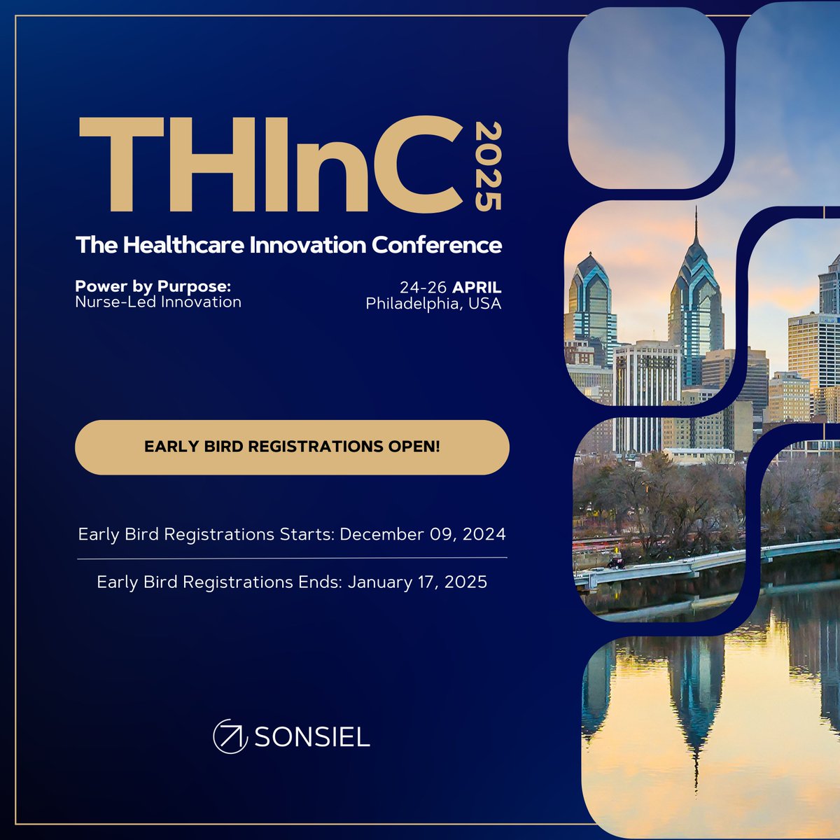 Registration for #THInC: The Healthcare Innovation Conference 2025 is open! Book your spot for the world’s leading gathering of nurse innovators themed "#Power by Purpose: #Nurse-Led #Innovation"! Learn more linktr.ee/sonsiel