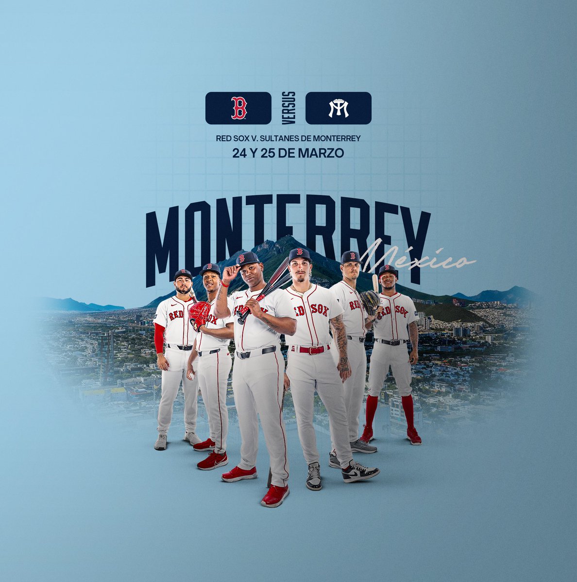 ¡Nos vemos en la Sultana del Norte! 🇲🇽

Emocionados de visitar Monterrey para enfrentarnos a <a href="/SultanesOficial/">Sultanes de Monterrey</a> el 24 y 25 de marzo del 2025. ⚾️