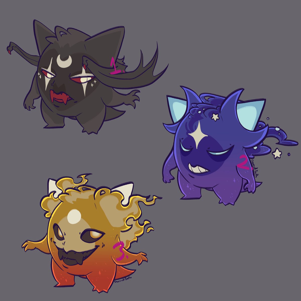 Crown_of_Teeth's tweet photo. Even more Gengys for grabs!! https://t.co/KK4FrYhlbv