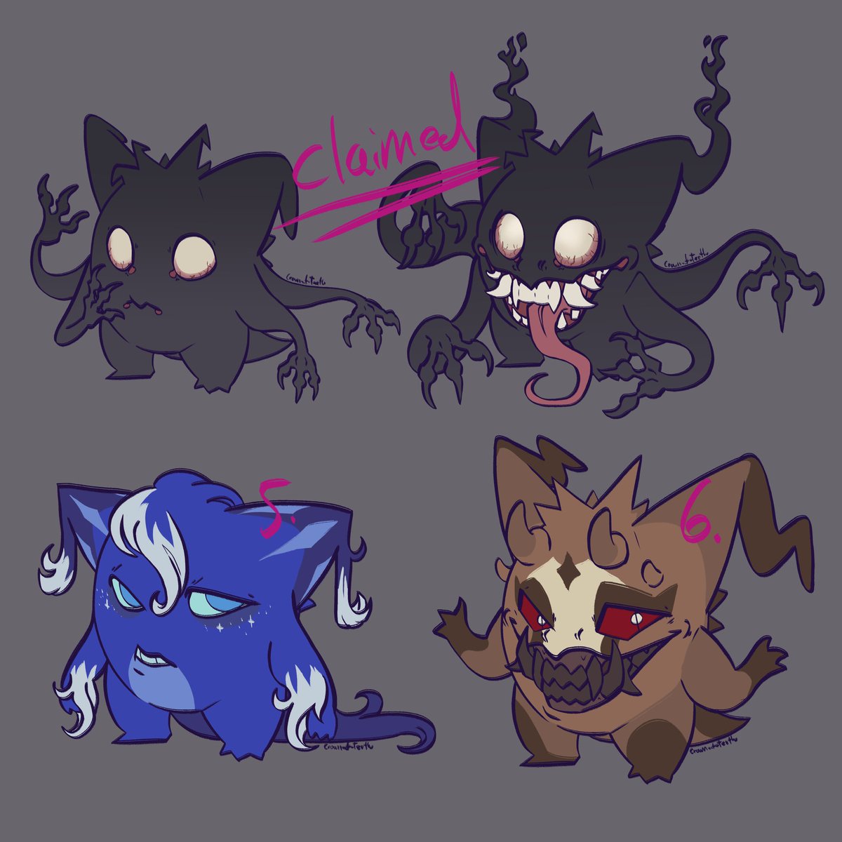 Crown_of_Teeth's tweet photo. Even more Gengys for grabs!! https://t.co/KK4FrYhlbv