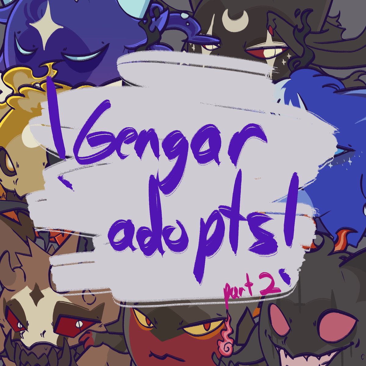 Crown_of_Teeth's tweet photo. Even more Gengys for grabs!! https://t.co/KK4FrYhlbv