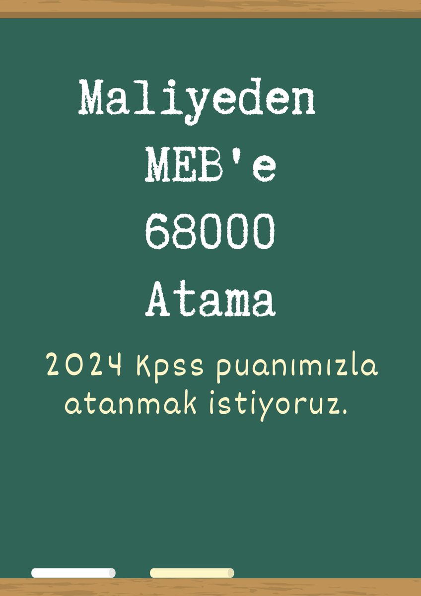 Çünkü çocuklarımız en değerli hazinemiz.2
<a href="/RTErdogan/">Recep Tayyip Erdoğan</a>
<a href="/tcbestepe/">T.C. Cumhurbaşkanlığı</a>
<a href="/Yusuf__Tekin/">Yusuf Tekin</a>
<a href="/tcmeb/">Millî Eğitim Bakanlığı</a>
<a href="/memetsimsek/">Mehmet Simsek</a>
<a href="/HMBakanligi/">T.C. Hazine ve Maliye Bakanlığı</a>
<a href="/saadetoruc1972/">Saadet Oruç</a>
<a href="/Ortaksoz/">Erol Erdoğan</a>
<a href="/EgitimBirSen/">Eğitim-Bir-Sen</a> 
<a href="/turkegitimsen/">Türk Eğitim Sen</a>
#HazinedenMEBe68BinKadro