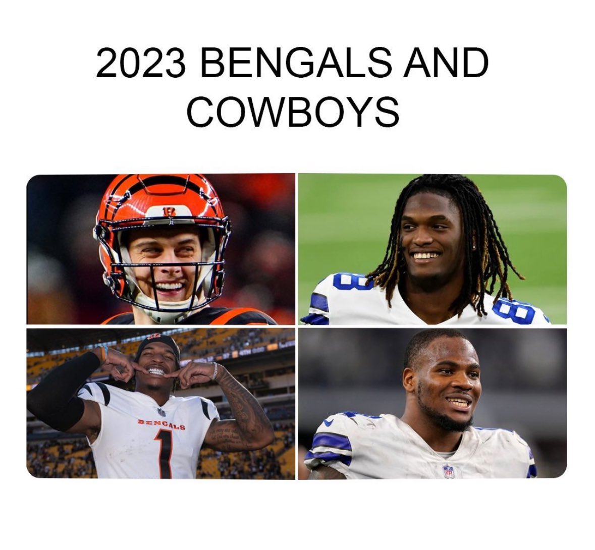 ChillTweetR's tweet image. I’m a #Cowboys fan and I support this message ☠️

#NFL #Bengals