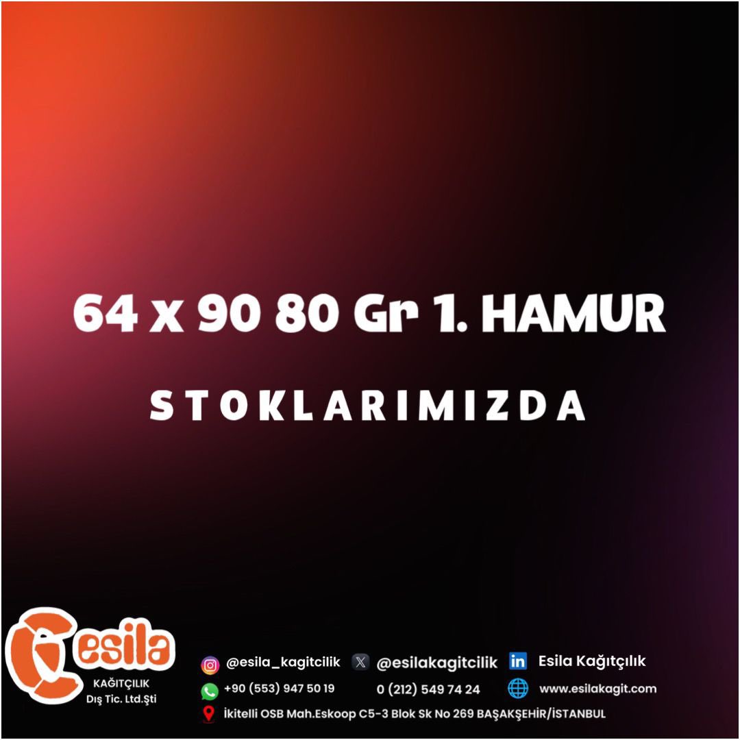 Esilakagitcilik's tweet photo. #esilakagit #krom #kagit #matbaa #ambalaj #stokta #bristol https://t.co/22Bn3SUnGH