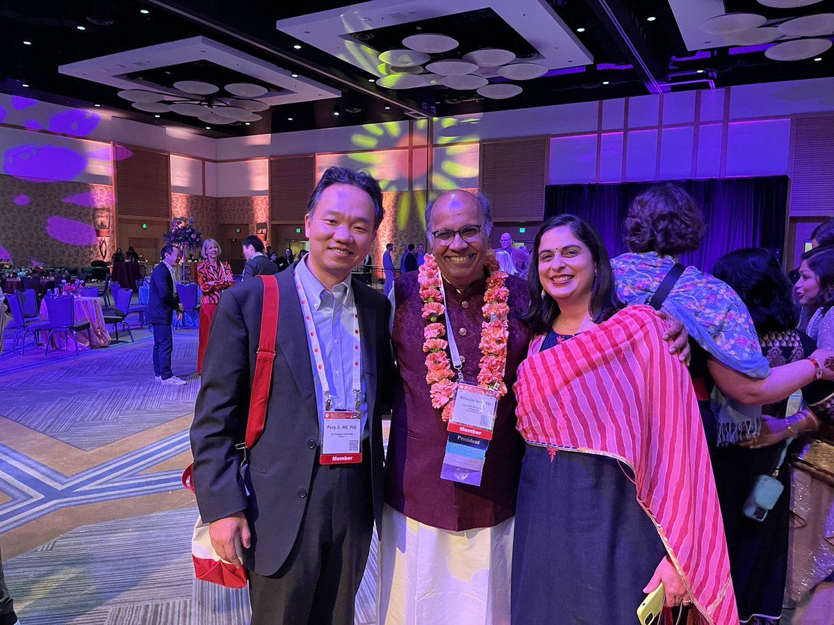 A fantastic ASH presidential reception with president Mohan <a href="/Narla_ASH2024/">Dr. Mohan Narla</a> #ASH24
