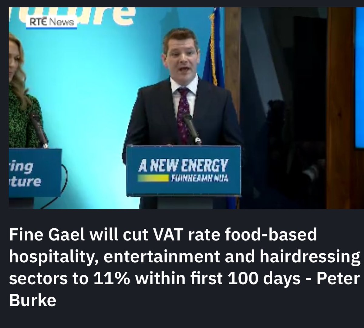 Very important that this government stick to promises made . Support the future of Irish SME sector for the survival of tourism and hospitality industry’s <a href="/FineGael/">Fine Gael</a> 👍