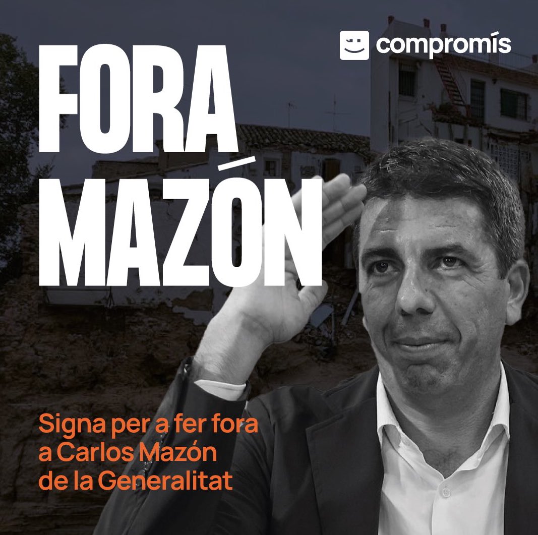 ⚠️ Fem fora Mazón!

Nosaltres ja hem signat, i tu?

compartir.compromis.net/s/wpqxjbqh