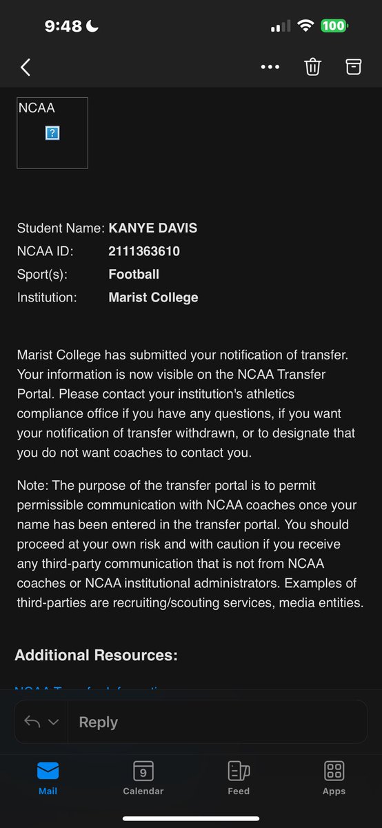 KanyeDavis315's tweet photo. I would like to thank Marist college I’m officially in the transfer portal with 2 years of eligibility left 6’2 225 LB/Edge

Contact info: kanyedavis1210@gmail.com
315-491-6539 https://t.co/OoZxV6GscW