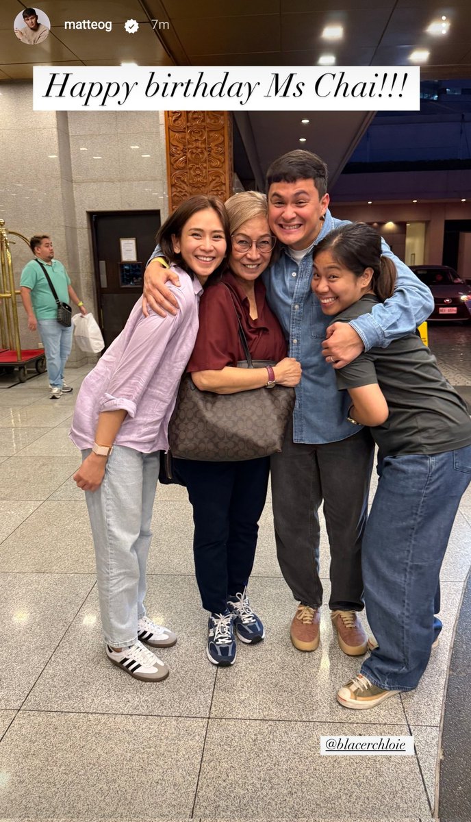 AshMatt_intl's tweet photo. Happy birthday, Ms. Chai! ❤️ @JustSarahG @mateoguidicelli https://t.co/4x5c48Akyj