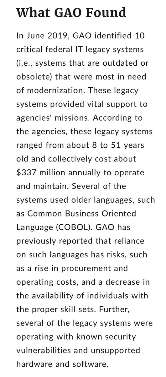 Mind-blowing <a href="/USGAO/">U.S. GAO</a> report: