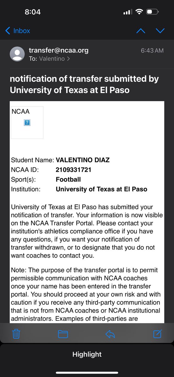 Valentinojman's tweet photo. Officially in the transfer portal 
6’3 245
Edge/OLB
RS sophomore 
2 years of eligibility left https://t.co/aMP3CfHXe1