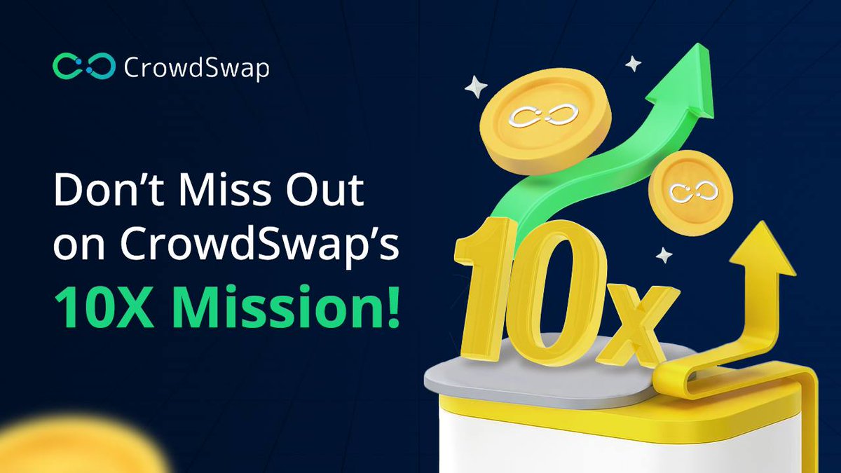 CrowdSwap_App's tweet photo. 💎 Be Part of the Future with $CROWD!

The #Crypto market is booming, and CROWD’s price has already been 2.5x. But it could still be your golden ticket! 🚀

Why choose CROWD?
✅ Backed by cross-chain power.
✅ Designed to grow with every transaction
✅ On a 10x Mission!

💡 Don’t wait for the wave—ride it!
Join the mission today: 🔗 https://t.co/vHcHC1kHG7

#CryptoBoom #CrowdSwap #CROWD #CROWD10x_mission