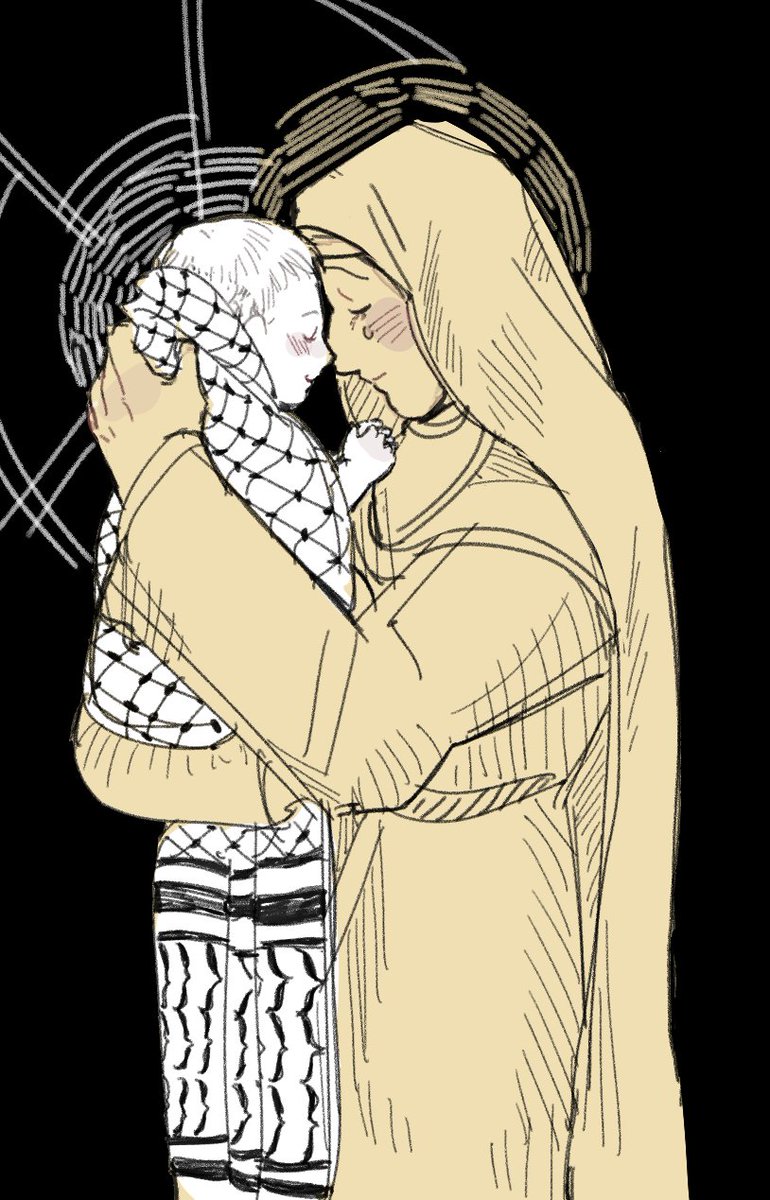 toffee_32's tweet image. Madonna and Child