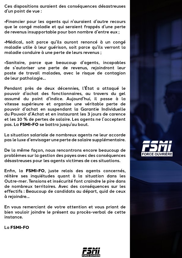 UN1TE_policenat's tweet photo. 🟥🟦 𝑭𝑺𝑴𝑰-𝑭𝑶

📃 Déclaration préalable CSAMi du 9 décembre 2024

#FSMI #CSAMI https://t.co/Fg9zoUCtp4
