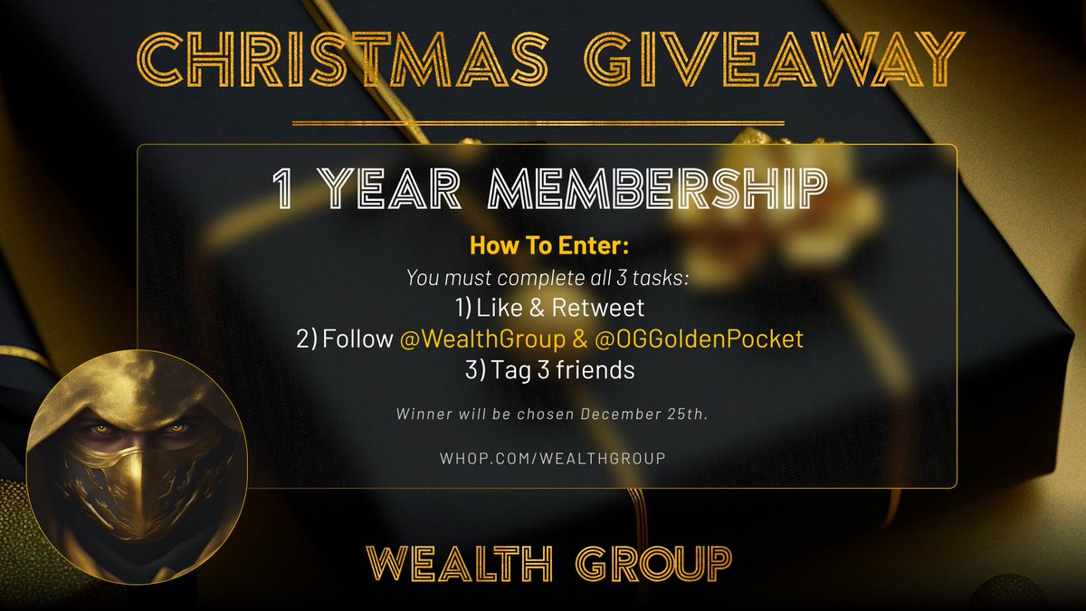 Trader Pocky (@oggoldenpocket) on Twitter photo Win a one year membership to <a href="/WealthGroup/">Wealth Group</a>'s Community!
We want you to succeed in the bull market, and there is no better place than at <a href="/WealthGroup/">Wealth Group</a>, with our live streams, trading courses, expert guidance, and trade signals!
How To Enter:
1) Like & Retweet
2) Follow Win a one year membership to <a href="/WealthGroup/">Wealth Group</a>'s Community!
We want you to succeed in the bull market, and there is no better place than at <a href="/WealthGroup/">Wealth Group</a>, with our live streams, trading courses, expert guidance, and trade signals!
How To Enter:
1) Like & Retweet
2) Follow