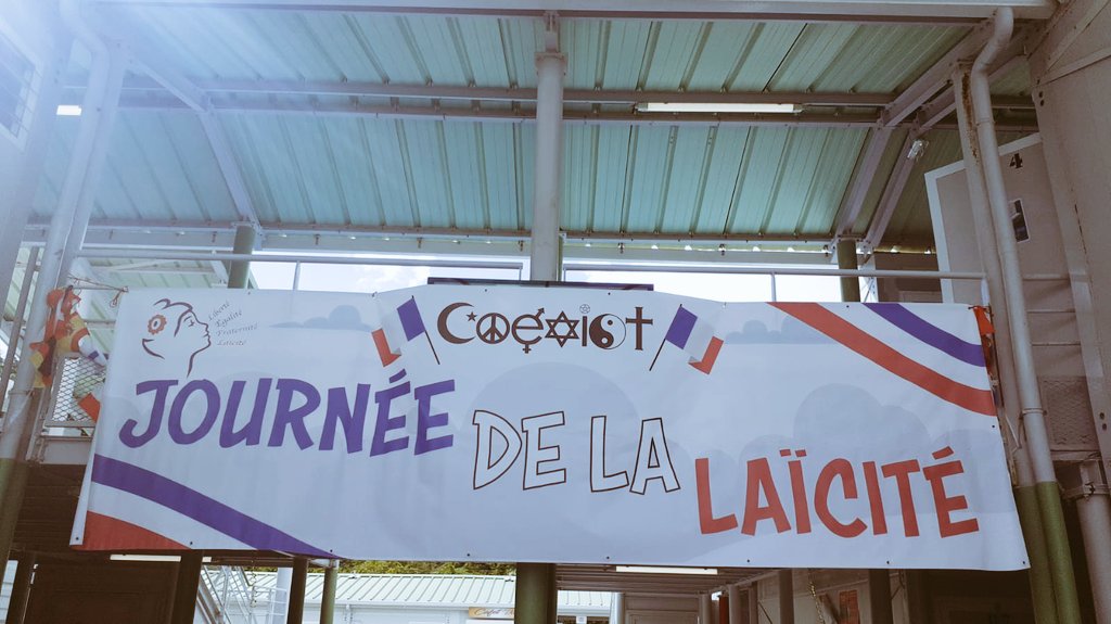 Aujourd'hui, on discute de la laïcité avec les classes de seconde