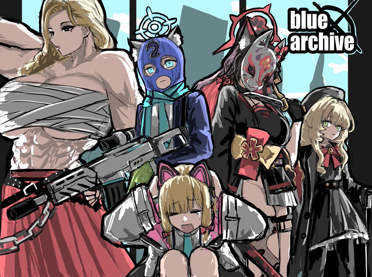 ラクガキ、新強盗団と巻き込まれたモモイ 